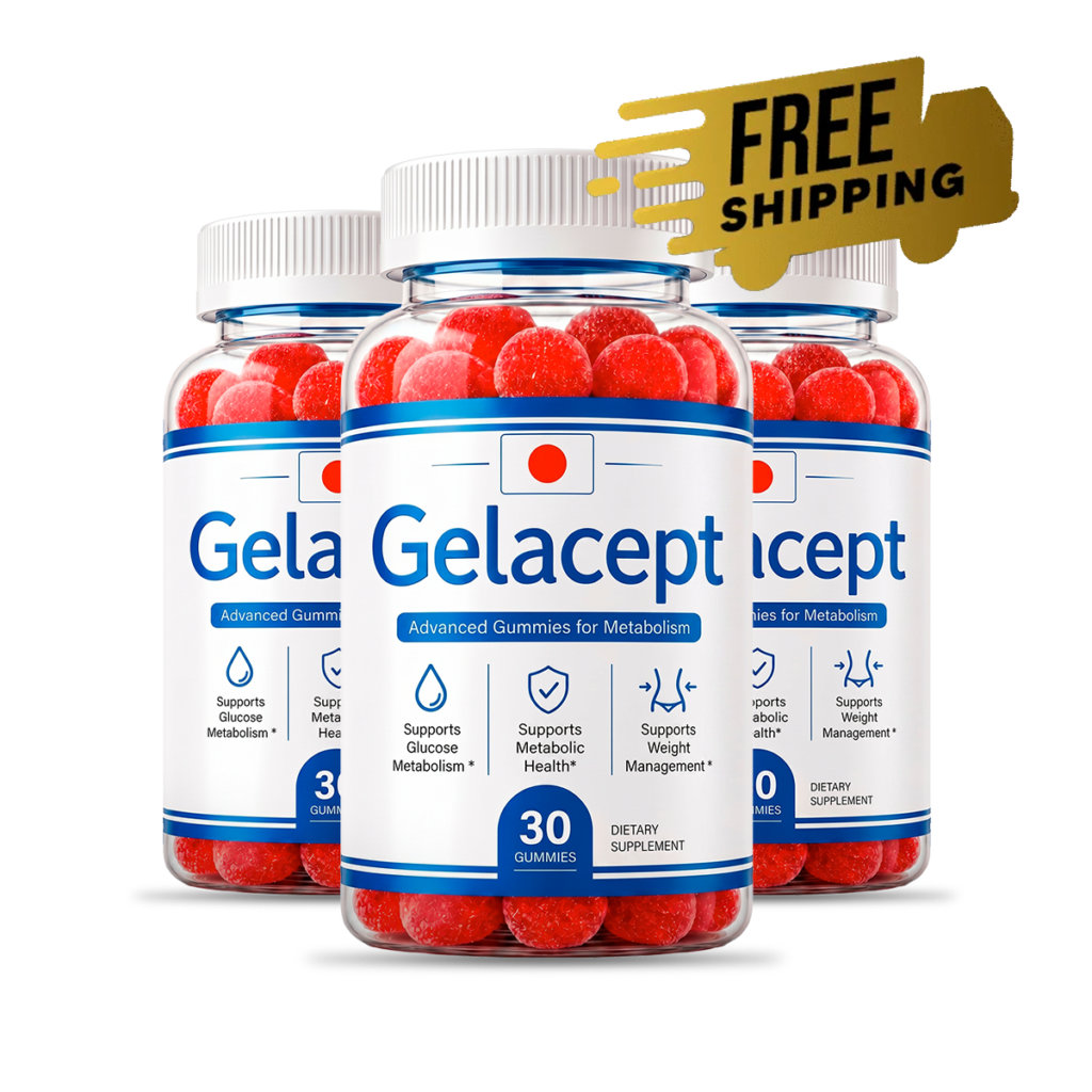 3 bottles of Gelacept gummies